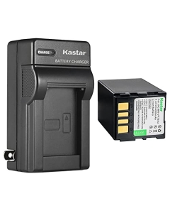 Kastar 1-Pack Battery and AC Wall Charger Replacement for JVC GR-X5AH GR-X5E GR-X5EK GR-X5EX GR-X5EY GR-X5EZ GR-X5US GZ-D240 GZ-D270 GR-D360 GR-D360E GR-D360EX GR-D360EY GR-D360EZ GR-D360US GR-D366