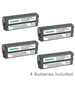 Kastar Battery NB-CP2L (4-Pack) for Canon NB-CP1L NB-CP2L and Canon Compact Photo Printers SELPHY CP100 CP200 CP220 CP300 CP330 CP400 CP510 CP600 CP710 CP730 CP770 CP780 CP790 CP800 CP900 CP910