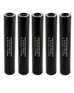 Kastar 5-Pack Ni-CD 3.6V 1600mAh Battery Replacement for Streamlight 75810, 75812, 75813, 76000, 76001, 76002, 76014, 76021, 76022, 76024, 76300, 76301, 76302, 76303, 76304, 76305, 76306, 76307, 76308