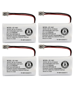 Kastar 4-Pack BBTY0651101 Model BT1007 Cordless Phone Battery for Uniden BT-1007 BT-1015, CEZAI2998 DECT1340 DECT1363 DECT1363BK DECT1363-2 DECT1480 Series DECT1560 DECT1580 DECT1588 EZAI2997 EZI2996