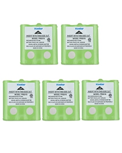 Kastar 5-Pack Two-Way Radio Battery 4.8V 1000mAh Replacement for Cobra FRS100 FRS1042 FRS104 FRS1102MFVP FRS1102SB FRS110 FRS115 FRS130 FRS220 FRS235 FRS250 FRS300 FRS305 FRS307 FRS310 wx FRS310
