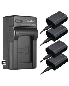 Kastar 4-Pack USB-C Battery and AC Wall Charger Replacement for Sony Alpha A7 III α7III, ILCE-7M3, ILCE-7M3K, Alpha A7R III α7R III, Alpha A7R3 α7R3, Alpha ILCE-7RM3, Alpha A7 IV α7IV Digital Camera