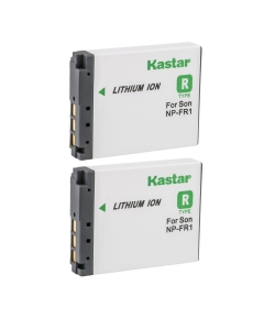 Kastar 2-Pack NP-FR1 Battery 3.6V 1250mAh Replacement for Sony CyberShot DSC-T50/B, CyberShot DSC-T50/R, CyberShot DSC-G1, CyberShot DSC-V3, CyberShot DSC-F88, CyberShot DSC-P100 Camera