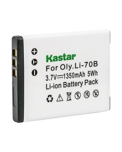 Kastar Li-70B Battery 1-Pack Replacement for Olympus D-700, D-705, D-710, D-715, D-745, FE-4020, FE-4040, FE-5040, VG-110, VG-120, VG-130, VG-140, VG-145, VG-150, VG-160 Camera