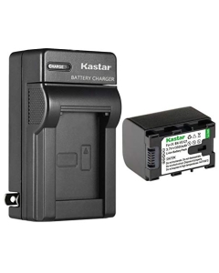 Kastar 1-Pack Battery and AC Wall Charger Replacement for JVC GZ-MG750RUC GZ-MG750U GZ-MG760 GZ-MG980 GZ-MG980-A GZ-MG980-R GZ-MG980-S GZ-MS110 GZ-MS110BEK GZ-MS110BEU GZ-MS110BU GZ-MS110BUC AA-VG1EUM