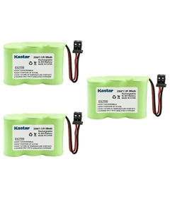 Kastar 3-Pack 2/3AA 3.6V 800mAh Ni-MH Battery Replacement for T-5000 T5000 FF-675 FT-6203 TRB-6500, GE 52310 52311 53304 29519A 29630A 52189A BT11 BT-11 GE29630A 5-2310 5-2311 5-3304 2-9519A