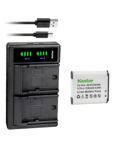Kastar 1-Pack Battery and LTD2 USB Charger Replacement for Samsung EB-BC200, EB-BC200ABE, EB-BC200ABK, EB-BC200ABUGUS, GH43-04604A, Samsung Gear 360, SM-C200, SM-C200NZWAXAC, SM-C200NZWAXAR (US Model)