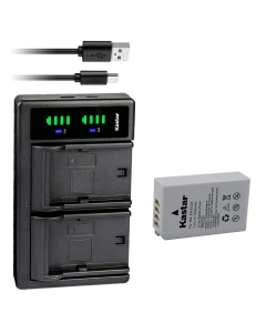 Kastar 1-Pack Battery and LTD2 USB Charger Compatible with Nikon EN-EL24 ENEL24 EN-EL24a ENEL24a Battery, Nikon MH-31 Charger, Nikon 1 J5 1J5, Nikon DL18-50 DL1850, Nikon DL24-85 DL2485 Digital Camera