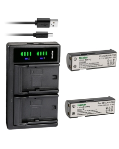 Kastar 2-Pack Battery and LTD2 USB Charger Replacement for Pentax D-LI72 dlI72, Samsung SLB-0637 SLB0637, Sanyo DB-L30 DBL30 Battery, Pentax Optio Z10, Samsung L77, Sanyo Xacti VPC-A5 Digital Cameras