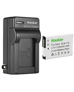 Kastar 1-Pack Battery and AC Wall Charger Replacement for Samsung SLB-11A SLB11A Battery, Samsung WB5000, WB5500, CL65, CL80, EX1, HZ25W, HZ30W, HZ35W, HZ50W, ST1000, ST5000, ST5500 Digital Camera