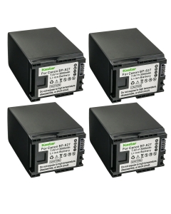 Kastar 4-Pack BP-827 Battery 7.4V 3000mAh Replacement for Canon VIXIA HF M400 HFM400, VIXIA HF M406 HFM406, VIXIA HF S10 HFS10, VIXIA HF S11 HFS11, VIXIA HF S20 HFS20, VIXIA HF S21 HFS21 Camcorder