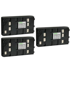 Kastar 3-Pack Battery Replacement for Pentax R-300X R-322N R-322NX R-322NXM R-323 R-323N R-325 R-325N R-325NXM R-326 R-335N R-322EX R-325EX R-335EX R-422NM R-425N R-425NM R-500 R-800