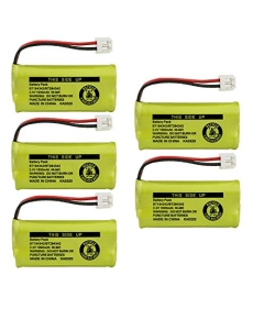 Kastar 5-Pack BT184342 / BT284342 Battery Replacement for S803 S804 T31 T3101 T3151, SJB2121 SJB-2121 SJB2121/17 SJB-2121/17 SJB2121/37 SJB-2121/37, BT-184342 BT-28433 BT-284342