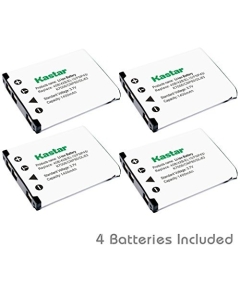 Kastar K7006 Battery (4-Pack) for Kodak KLIC-7006 Nikon EN-EL10 Rechargeable Lithium-ion Battery and Kodak Nikon Digital Camera (Detail Models in The Description)