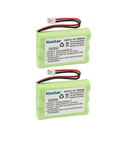 Kastar 2-Pack AAAx3 3.6V PH 1000mAh Ni-MH Battery for Motorola MBP33, MBP36 MBP36PU Baby Monitor, TFL3X44AAA900 CB94-01A and Graco 2795DIG1, 2791, 2796VIB1, TMK NI-MH, iMonitor Vibe