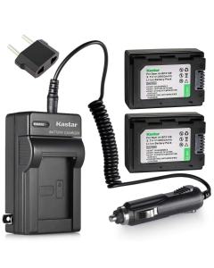 Kastar BP210E Battery (2-Pack) and Charger Kit for Sam IA-BP210R IA-BP210E IA-BP420E and SMX-F44 F50 F53 F54 F500 F501 F530 HMX-F80 F90 H200 H300 H304 S10 S15 S16 Camera