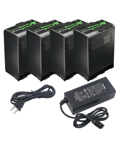 Kastar BP-A100 Battery 4 Pack and D-Tap Rapid Charger for Canon BP-A Series BP-A30 BP-A60 BP-A65 BP-A68 BP-A90 BP-A100 0870C002 Battery, CG-A10 CG-A20 Charger, EOS C700 PL 4K Cinema PL C 700 Camera