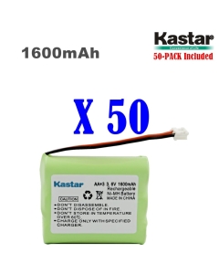 Kastar 50-Pack AAX3 3.6V 1600mAh EH Ni-MH Rechargeable Battery for Motorola, Radio Shack, Sanyo Series Cordless Phone (Check Your Cordless Phone Model Down)