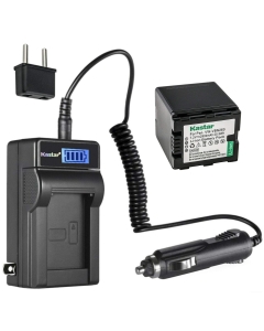 Kastar 1-Pack VW-VBN260 Battery and LCD AC Charger Compatible with Panasonic HDC-TM900, HDC-TM900GK, HDC-TM900GK-3D, HDC-TM900K, HDC-TM900P, HDC-TM900PC, HC-X800, HC-X800GK, HC-X900GK, HDC-SD800GK-3D
