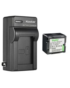 Kastar 1-Pack CGA-DU14 Battery and AC Wall Charger Replacement for Panasonic CGA-DU06, CGR-DU06, CGA-DU07, CGR-DU07, CGA-DU12, CGR-DU12, CGA-DU14, CGR-DU14, CGA-DU21, CGR-DU21, VSB0470 Battery