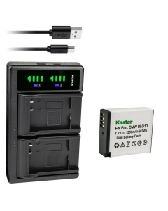 Kastar 1-Pack DMW-BLG10 Battery and LTD2 USB Charger Replacement for Panasonic Lumix DMC-GF6K, Lumix DMC-GF6R, Lumix DMC-GF6T, Lumix DMC-GF6W, Lumix DMC-GF6X, Lumix DMC-GX7, Lumix DMC-GX7K Camera