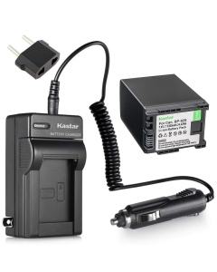 Kastar Battery 1-Pack and Charger for Canon BP-828 BP-820 VIXIA GX10 XF400 XF405 HFG30 HFG40 HF G50 HF G60 HFM32 HFM40 HFM400 HF20 HF21 HF200 HG20 HG21 XA10 XA20 XA25 XA30 XA35 XA40 XA45 XA50 XA55