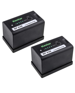 Kastar 2X BP-A30 Fully Decoded Battery for Canon BP-A60 BP-A90 Battery, CG-A10 CG-A20 Charger and Canon EOS C200, EOS C200B, EOS C220B, Canon XF705, EOS C300 Mark II PL EOS C500 Mark II 6K C700 PL