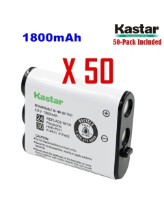 Kastar HHR-P511 / HHR-P402 Battery (50-Pack), Type 24/30 NI-MH Rechargeable Cordless Telephone Battery 3.6V 1800mAh, Replacement for Panasonic HHR-P511, HHR-P402, P-P511, P-P511A, HHR-P402A