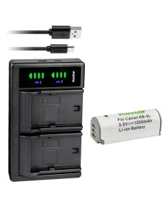 Kastar 1-Pack Battery and LTD2 USB Charger Replacement for Canon NB-9L, NB-9LH Battery, CB-2LB, CB-2LBE Charger, Canon PowerShot N, PowerShot N2, Powershot ELPH 510 HS, Powershot ELPH 520 HS Cameras