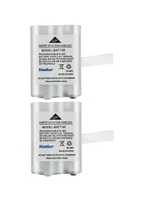 Kastar 2 Pack BATT3R Battery Replacement for Midland BATT3R BATT-3R, AVP14 MID-AVP14, LXT600 LXT-600, LXT630 LXT-630, LXT630X3 LXT-630X3, LXT633 LXT-633, T50, T60, T51, T61, T55, T65, X-Talker Radios