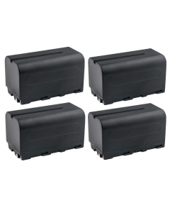 Kastar NP-F750 / NP-F770 Battery 4-Pack Replacement for FEELWORLD LUT6S 6 INCH 2600NITS HDR/3D LUT Touch Screen, LUT7 7 INCH Ultra Bright 2200NIT Touch Screen Camera DSLR Field Monitor