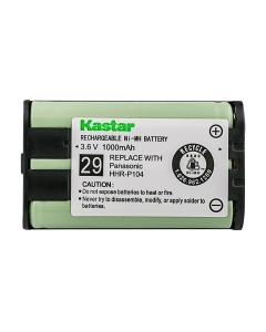 Kastar HHR-P104 Battery, Type 29, NI-MH Rechargeable Cordless Telephone Battery 3.6V 1000mAh, Replacement for Panasonic HHR-P104, Dantona, Energizer, GE (Detail Models in The Description)