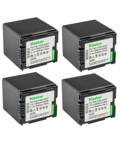 Kastar 4-Pack CGA-DU21 Battery Replacement for Panasonic CGA-DU06, CGA-DU07, CGR-DU07, CGA-DU12, CGR-DU12, CGA-DU14, CGR-DU14, CGA-DU21, CGR-DU21 Battery, NV-GS37, NV-GS38, NV-GS40, NV-GS44 Camera
