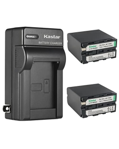 Kastar 2-Pack Battery and AC Wall Charger Replacement for Son DCR-TRV103 DCR-TRV110 DCR-TRV120 DCR-TRV125 DCR-TRV130 DCR-TRV203 DCR-TRV210 DCR-TRV220 DCR-TRV310 DCR-TRV315 DCR-TRV320 DCR-TRV410