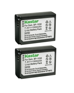 Kastar Battery 2-Pack Replacement for Samsung BP-1030 BP1030, ED-BP1030, BP-1130 BP1130, ED-BP1130 Battery, Samsung NX200, NX210, NX300, NX300M, NX310, NX500, NX1000, NX1100, NX2000 Cameras