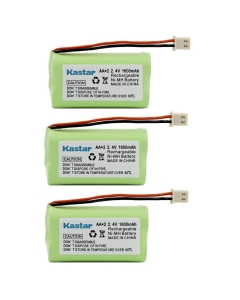 Kastar 3 Pack 2.4V 1600mAh Cordless Phone Battery Replacement for Vtech BT175242 BT275242 89-1341-00-00 CS6128 Sony BP-T50 BPT50 Presidian 43271 43-271 Empire CPB-472J CPB472J AT&T 50 91301