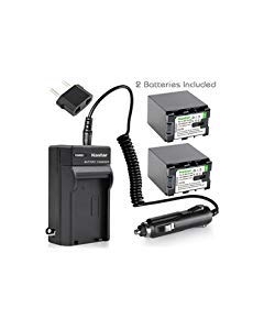 Kastar 2X Battery + AC Travel Charger for JVC BN-VG138, BN-VG138U, BN-VG138US, BN-VG121, BN-VG121U, BN-VG121US, BN-VG107, BN-VG107U, BN-VG108, BN-VG114, BN-VG114U, BN-VG114US, JVC Everio GZ-E Series
