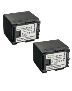 Kastar 2-Pack BP-819 Battery 7.4V 2200mAh Replacement for Canon FS10 Flash Memory Camcorder, FS100 Flash Memory Camcorder, FS11 Flash Memory Camcorder, Vixia FS10, Vixia FS100, Vixia FS11 Camera