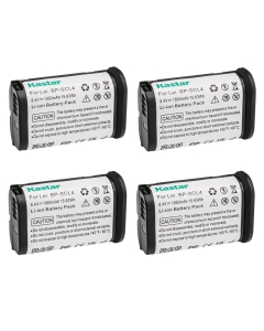 Kastar 4-Pack Battery Replacement for Leica BP-SCL6 & BP-SCL4, Compatible with LC-SCL6/LC-SCL4 and S, Q2, SL2, SL2-S, Q3 Monochrom, SL3, SL3-S, Typ 601 Cameras
