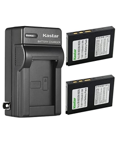 Kastar 2-Pack Battery and AC Wall Charger Replacement for JVC BN-VM200 BN-VM200U BN-VM200UE BN-VM200US LY34416-001B Battery, JVC GZ-MC100 GZ-MC100EK GZ-MC100EX GZ-MC100U GZ-MC100US GZ-MC200 Cameras