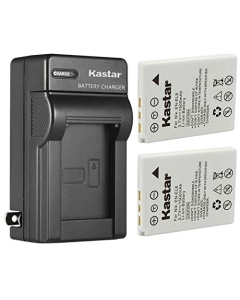 Kastar 2-Pack Battery and AC Wall Charger Replacement for Nikon Cool-Station MV-11, Cool-Station MV-12, Coolpix P1, Coolpix P2, Coolpix S1, Coolpix S2, Coolpix S3, Coolpix S5, Coolpix S6, Coolpix S7