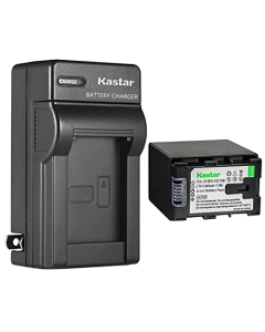 Kastar 1-Pack Battery and AC Wall Charger Replacement for JVC GZ-HM655 GZ-HM670 GZ-HM690 GZ-HM845 GZ-HM855 GZ-HM860 GZ-HM870 GZ-HM880 GZ-HM890 GZ-HM960 GZ-HM965 GZ-HM970 GZ-HM980 GZ-HM990 GZ-MG680