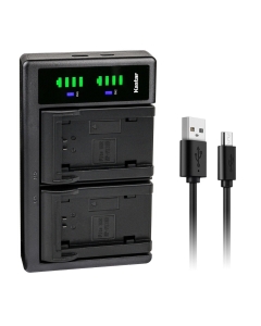 Kastar LTD2 USB Battery Charger Compatible with Sony Alpha 7R V Mirrorless Camera, FX3, FX30 Digital Cinema Camera, FX30 Super 35 Camera, Alpha 9 α9, Alpha A9 / ILCE-9, Alpha A 9 Camera