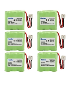 Kastar 6-Pack Ni-MH Battery 3.6V 500mAh Replacement for HWCD1888(7)(9)(10)(11)(12)(13)(15) TSD Series BBK 33e, 53e, 56e, 61e, 63e, 69e, 9s, 26s, 32s, 40s, 56s, 68s, 69S, 18P, 3P, 15P Series