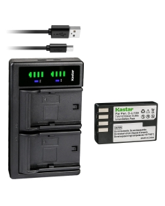 Kastar 1-Pack DLi109 Battery and LTD2 USB Charger Replacement for Pentax D-Li109 Battery, D-BC109 Charger, K-R KR, K-30 K30, K-50 K50, K-70 K70, K-500 K500, K-S1 KS1, K-S2 KS2, KP, KF DSLR Camera