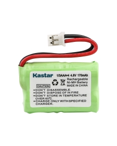 Kastar 1-Pack 4.8V 170mAh Ni-MH Battery Replacement for Dogtr SDT00-11907, Sportdog Dog Collar Battery, 4SN-1/4AAA15H-H-JP1, 650-058, DC-17, DC-17_5, Kinetic MH120AAAL4GC, RFA-417