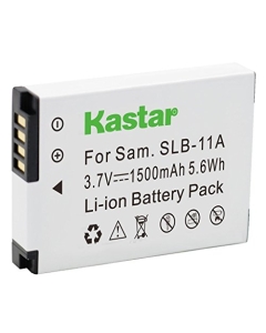 Kastar Battery (1-Pack) for Samsung SLB-11A SLB11A 11A and Samsung WB600 WB650 WB700 WB1000 WB2000 CL65 CL80 EX1 HZ25W HZ30W HZ35W HZ50W ST1000 ST5000 ST5500 TL240 TL320 TL350 TL500 Cameras