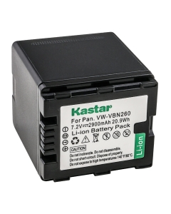 Kastar 1-Pack Battery VW-VBN260 Replacement for Panasonic VW-VBN260, VW-VBN130, VW-VBN070 Battery, Panasonic HDC-SD800, HDC-SD800GK, HDC-SD800GK-3D, HDC-SD800K, HDC-SD800P Camera