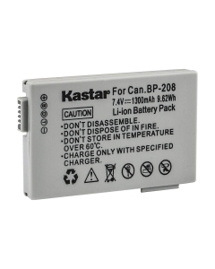 Kastar 1-Pack Battery Replacement for Canon BP-208 BP-208DG BP-308 BP-310 BP-315 Battery, Canon DC220 DC230 iViS DC22 iViS DC50 iViS DC200 Elura 100 FVM300 IXY DVS1 MVX1Si MVX430 MVX450 MVX460 Cameras
