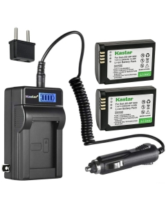 Kastar 2-Pack Battery and LCD AC Charger Compatible with Samsung ED-BP1900 EDBP1900 ED-BP1900/US, BP-1900 BP1900 Battery, Samsung ED-BC4NX03, ED-BC4NX03/US Charger, Samsung NX1 Digital Camera